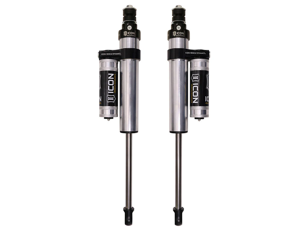 Icon 2.5 Piggyback Reservoir Shocks Front Pair for 2001-2010 Chevrolet Silverado 3500