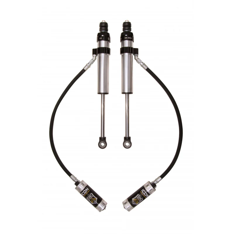 Icon 2.5 Remote Reservoir CDCV Shocks Pair for 1991-2007 Toyota Land Cruiser w/0-3" lift
