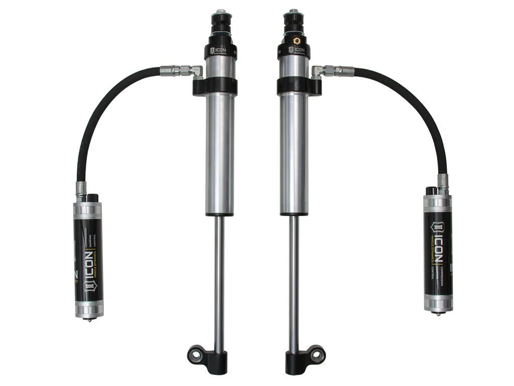 Icon 2.5 Remote Reservoir CDCV Shocks Pair for 2007-2021 Toyota Tundra