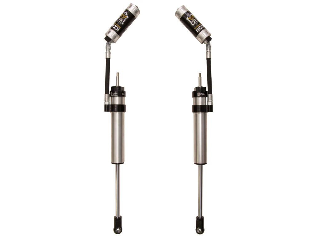 Icon 2.5 Remote Reservoir CDCV Shocks Pair for 2014-2024 Ram 2500 4WD w/4.5" lift