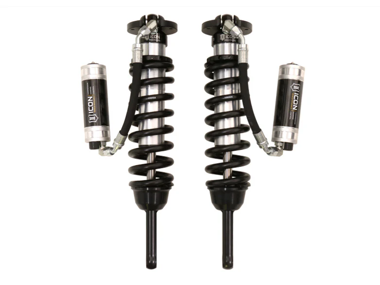 Icon 2.5 Remote Reservoir Coilovers CDCV Front Pair for 2005-2015 Toyota Tacoma 4WD