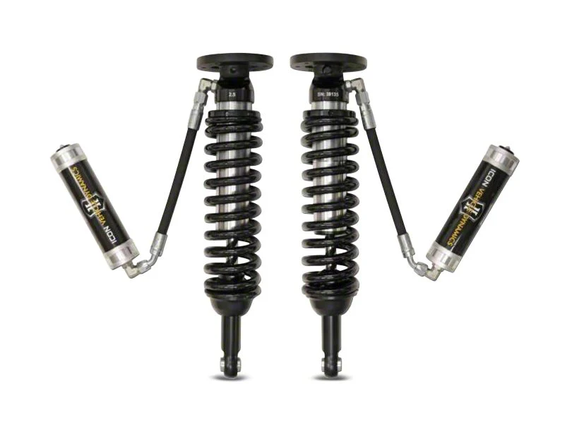 Icon 2.5 Remote Reservoir Coilovers CDCV Front Pair for 2007-2018 GMC Sierra 1500