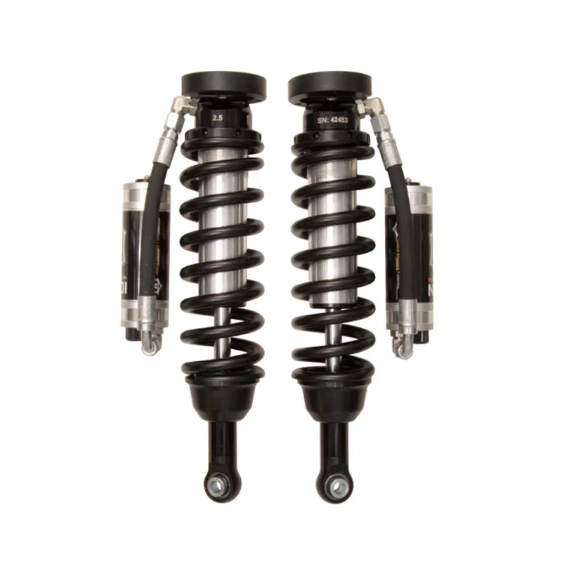 Icon 2.5 Remote Reservoir Coilovers CDCV Front Pair for 2011-2018 Ford Ranger w/1-3" lift