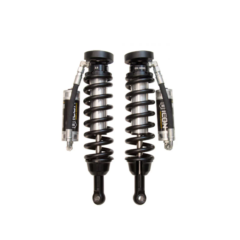 Icon 2.5 Remote Reservoir Coilovers Front Pair for 2011-2018 Ford Ranger w/1-3" lift