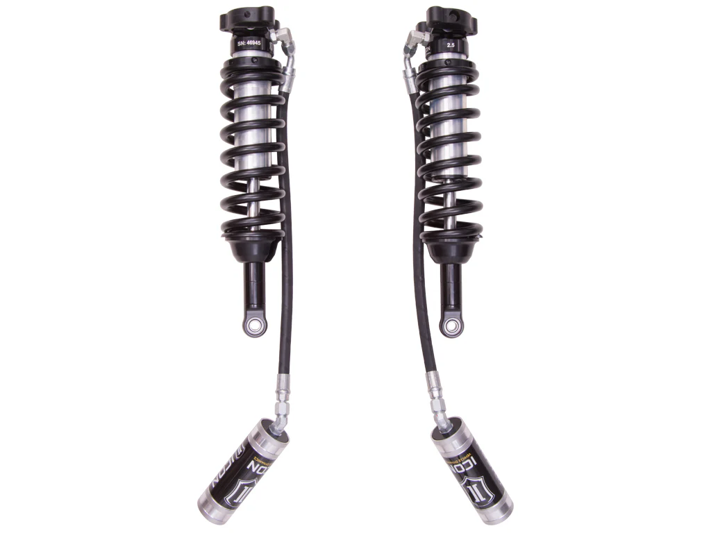 Icon 2.5 Remote Reservoir Coilovers Front Pair for 2021-2022 GMC Canyon w/0.75-2" lift