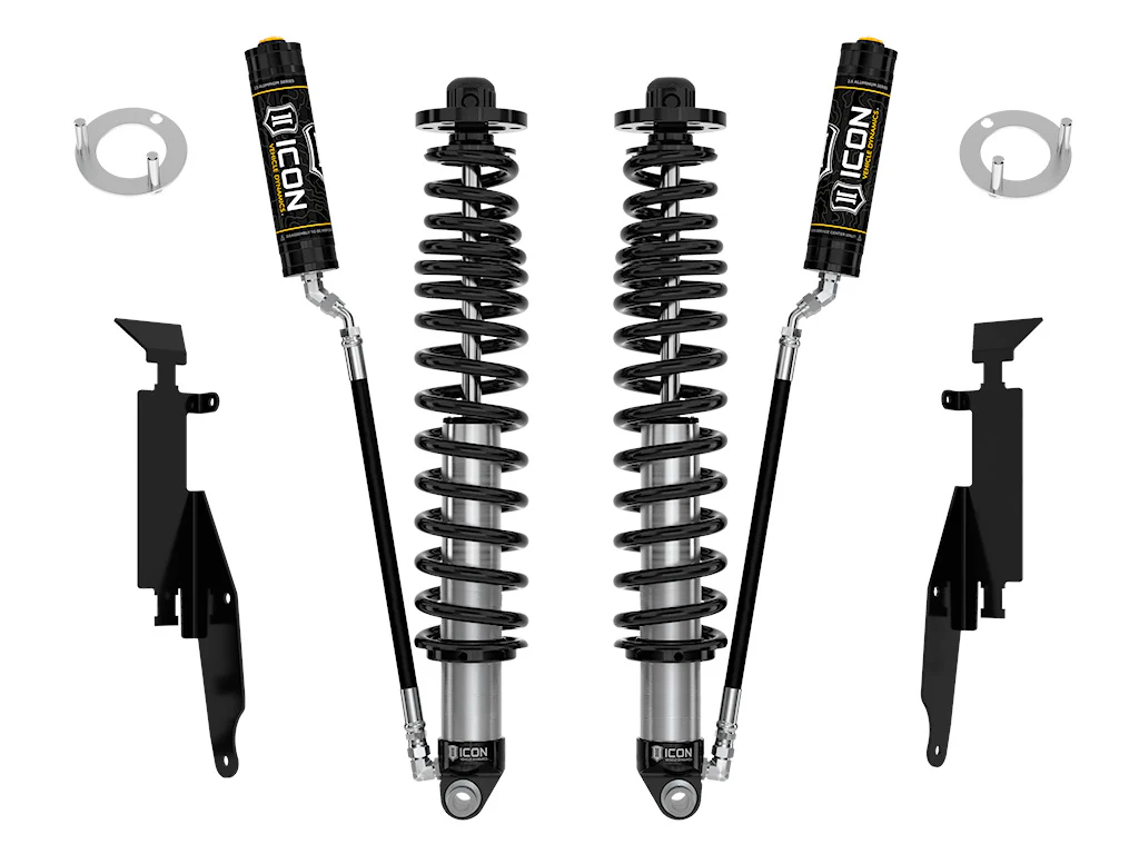 Icon 2.5 Remote Reservoir Coilovers Rear Pair for 2021-2024 Ford Bronco