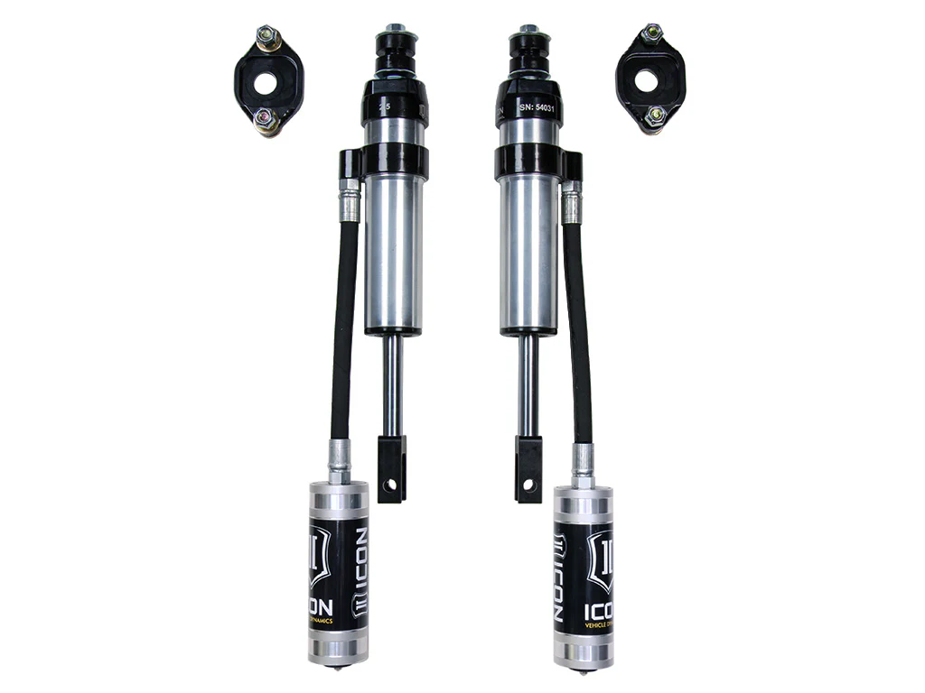 Icon 2.5 Remote Reservoir Shocks Pair for 2011-2018 Chevrolet Silverado 2500