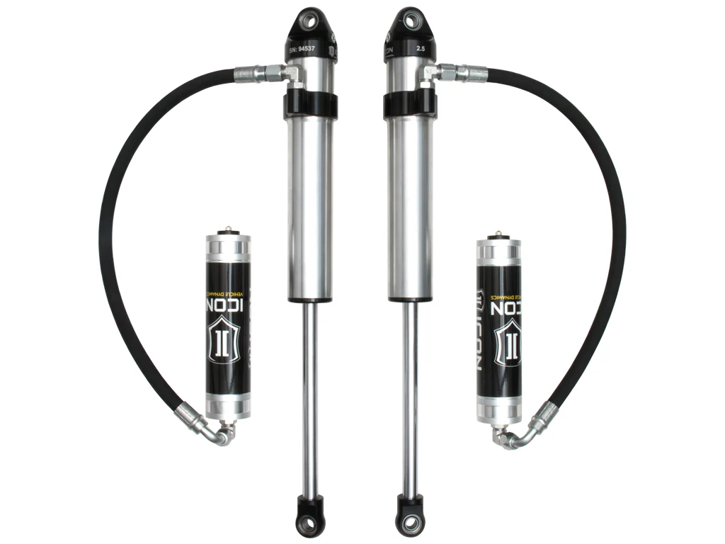 Icon 2.5 Remote Reservoir Shocks Pair for 2018-2024 Jeep Wrangler JL