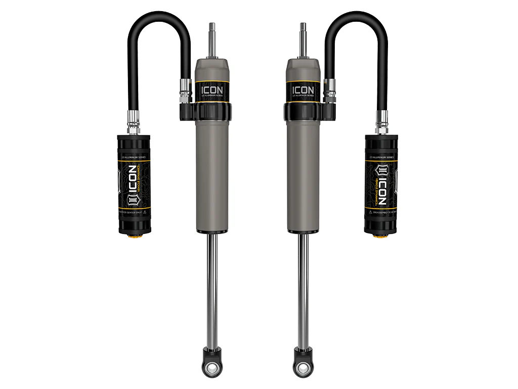 Icon 2.5 Remote Reservoir Shocks Rear Pair for 2023-2024 Toyota Sequoia 4WD RWD