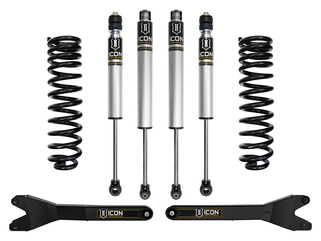 Icon 2.5" Stage 1 Suspension System w/Radius Arms Kit for 2023-2026 Ford F350 Super Duty Diesel