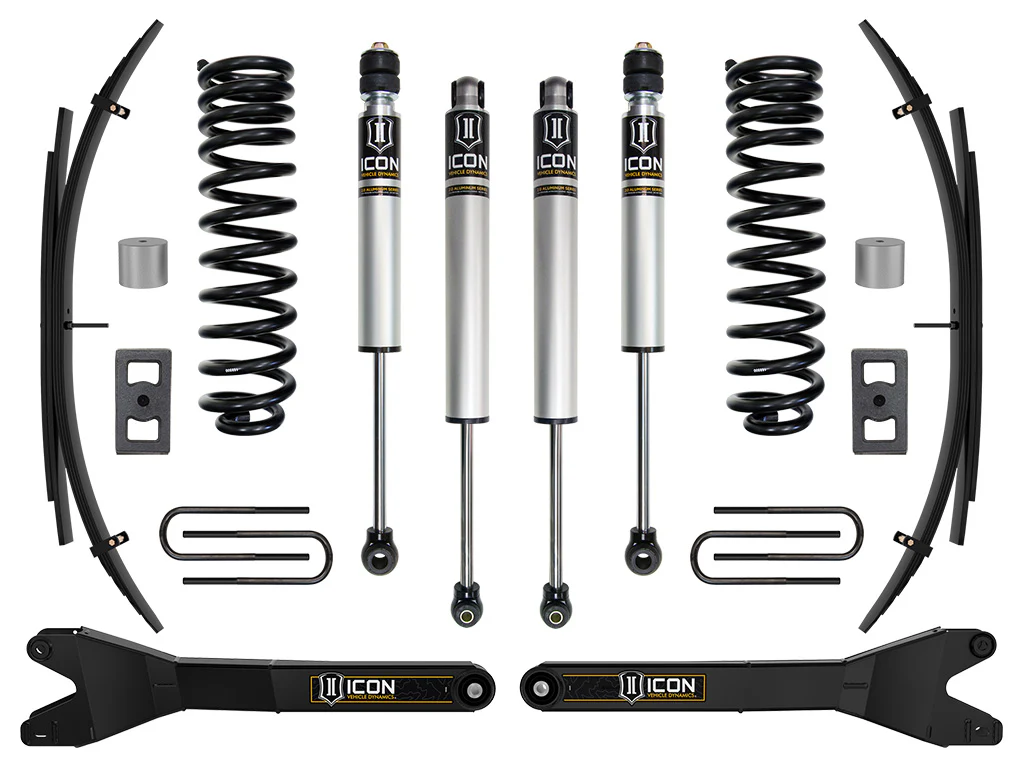 Icon 2.5" Stage 2 Suspension System w/Radius Arms + Expansion Pack Kit for 2023-2026 Ford F350 Super Duty Diesel