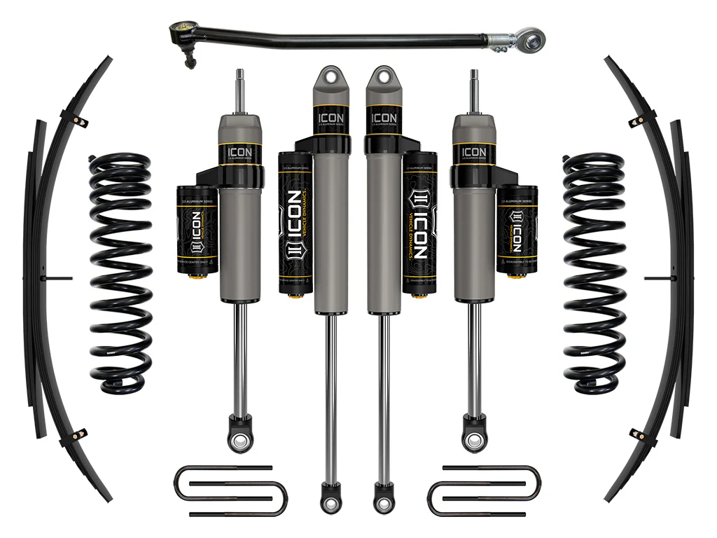 Icon 2.5" Stage 3 Suspension System w/Expansion Pack Kit for 2017-2019 Ford F250 Super Duty 4WD Diesel