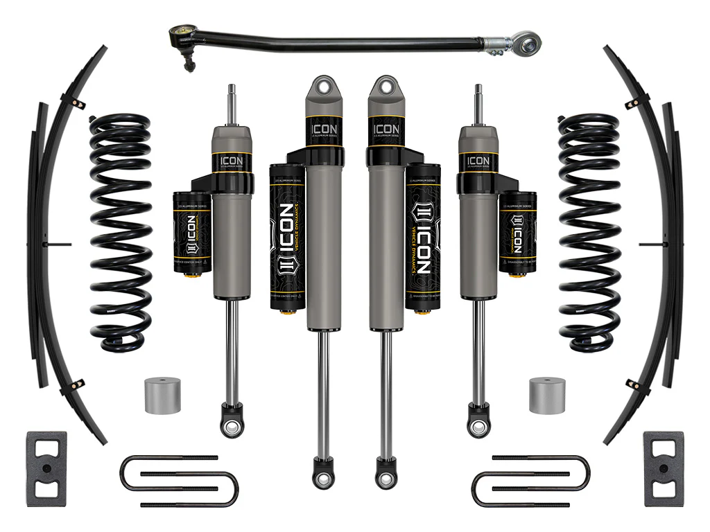 Icon 2.5" Stage 3 Suspension System w/Expansion Pack Kit for 2023-2026 Ford F350 Super Duty 4WD Diesel