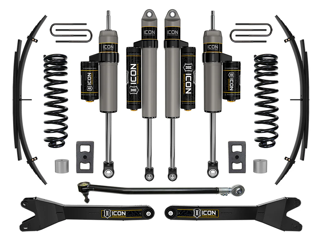 Icon 2.5" Stage 3 Suspension System w/Radius arm & Expansion Pack Kit for 2023-2025 Ford F250 Super Duty 4WD Gas