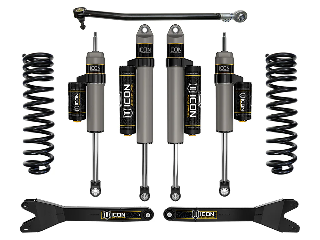 Icon 2.5" Stage 3 Suspension System w/Radius Arms Kit for 2023-2026 Ford F350 Super Duty Gas