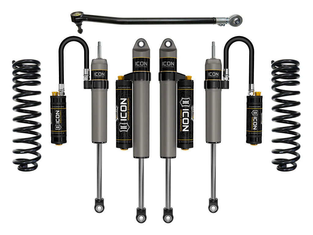 Icon 2.5" Stage 4 Suspension System Kit for 2023-2026 Ford F350 Super Duty 4WD Gas Crew Cab Pickup