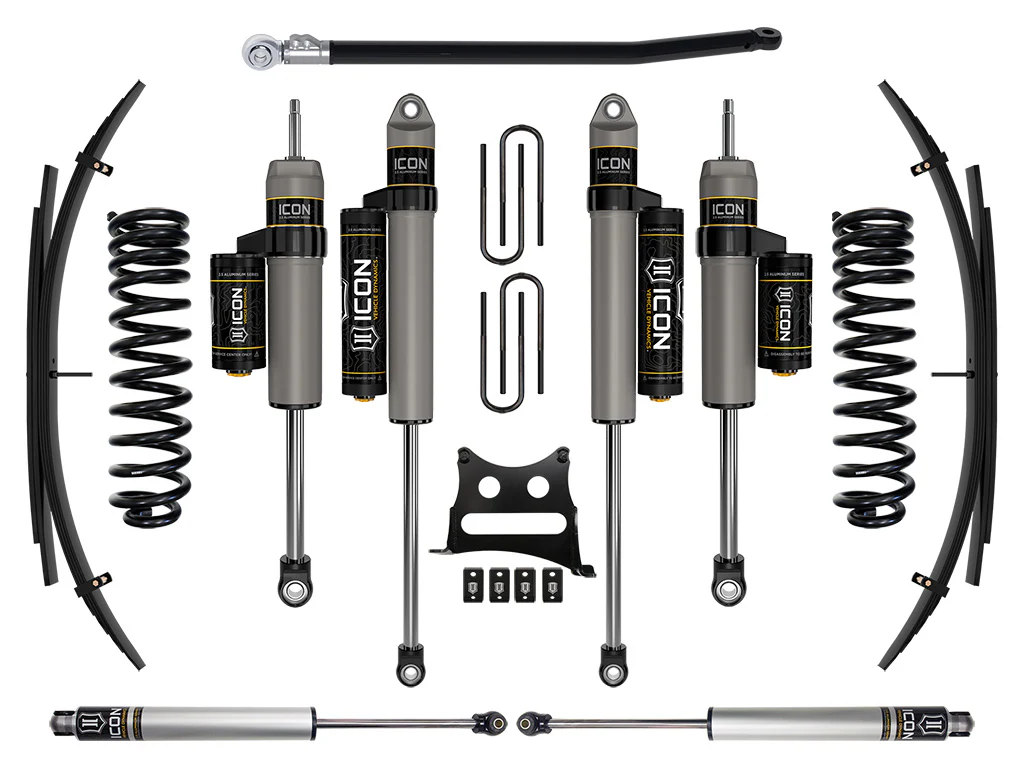 Icon 2.5" Stage 4 Suspension System w/Expansion Pack Kit for 2011-2016 Ford F250 Super Duty 4WD Diesel Std Cab Pickup