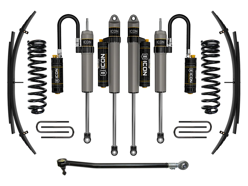 Icon 2.5" Stage 4 Suspension System w/Expansion Pack Kit for 2020-2022 Ford F250 Super Duty 4WD Diesel Crew Cab Pickup