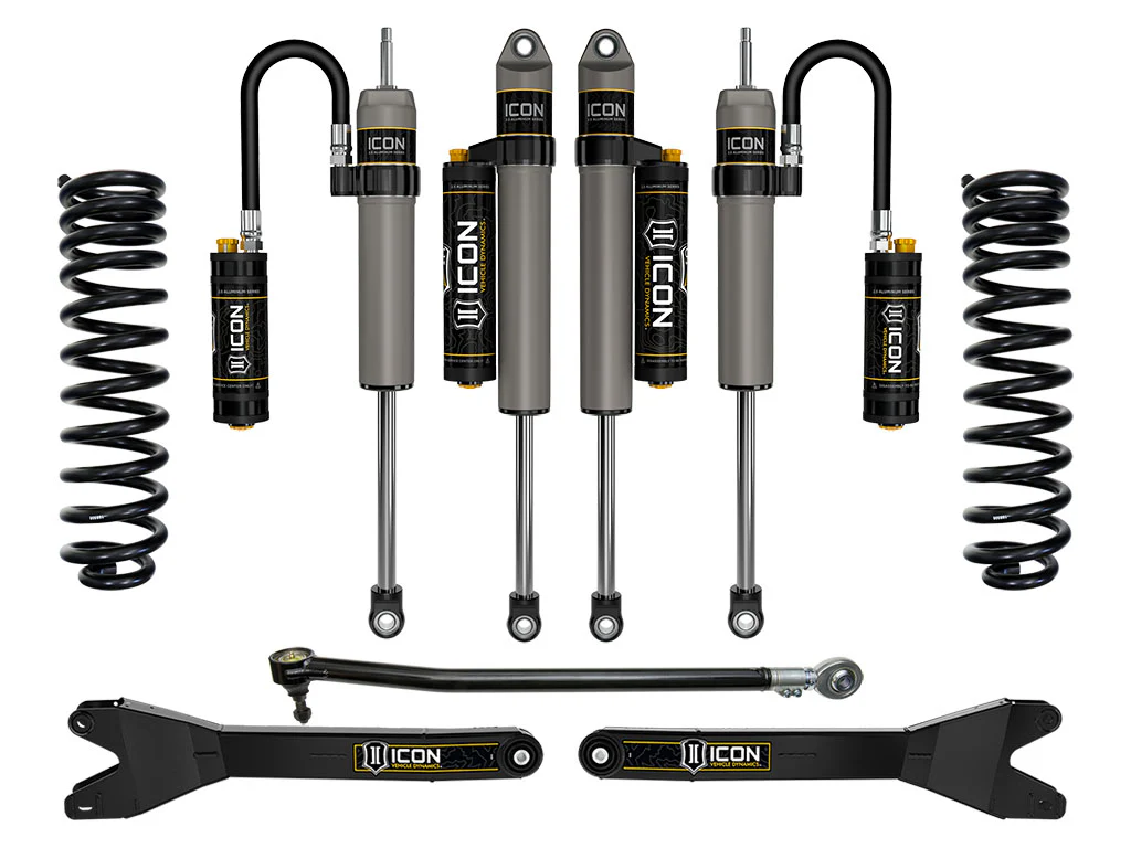 Icon 2.5" Stage 4 Suspension System w/Radius Arms Kit for 2023-2025 Ford F250 Super Duty 4WD Diesel