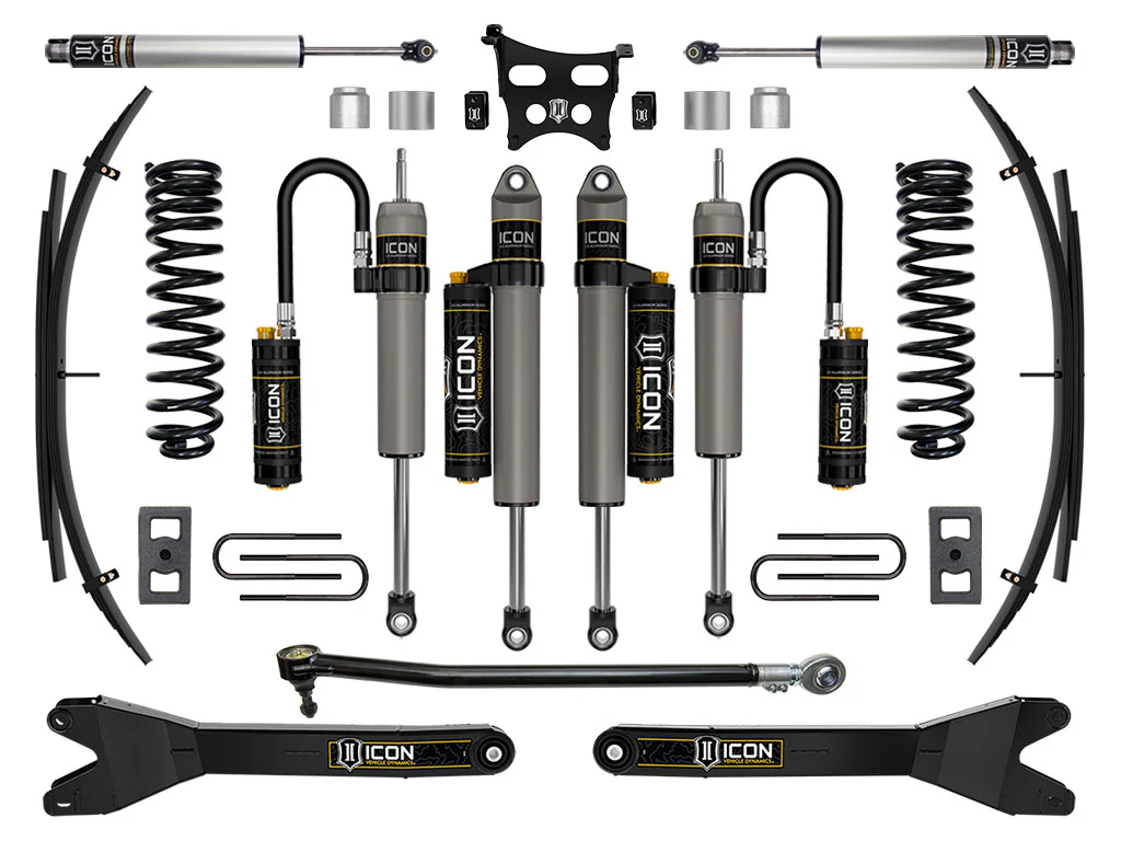 Icon 2.5" Stage 5 Suspension System w/Radius arm & Expansion Pack Kit for 2023-2025 Ford F250 Super Duty Gas
