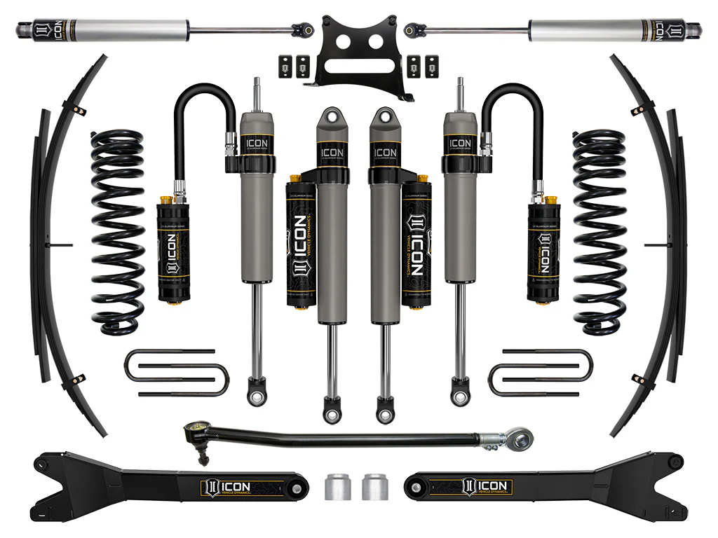 Icon 2.5" Stage 6 Suspension System w/Expansion Pack Kit for 2017-2019 Ford F350 Super Duty 4WD Diesel