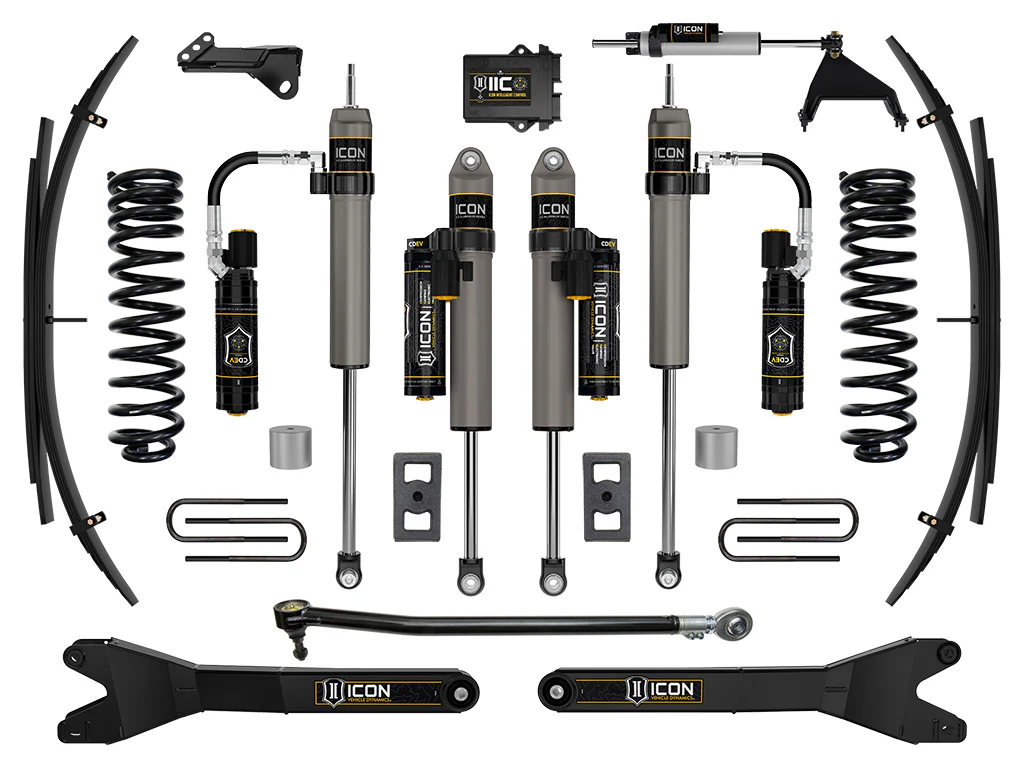 Icon 2.5" Stage 6 Suspension System w/Radius arm & Expansion Pack Kit for 2023-2026 Ford F350 Super Duty Diesel