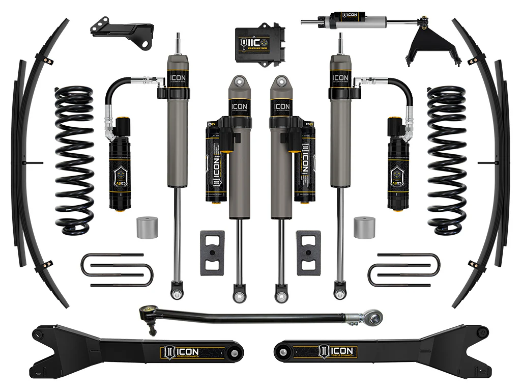 Icon 2.5" Stage 6 Suspension System w/Radius Arm + Expansion Pack Kit for 2023-2026 Ford F350 Super Duty Gas