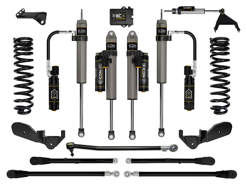 Icon 2.5" Stage 6 Suspension System w/Radius Arms Kit for 2023-2025 Ford F250 Super Duty 4WD Gas
