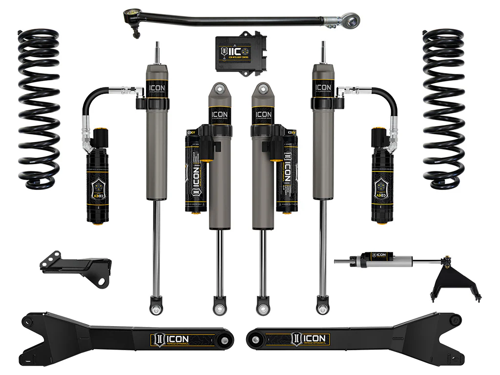 Icon 2.5" Stage 6 Suspension System w/Radius Arms Kit for 2023-2026 Ford F350 Super Duty Diesel