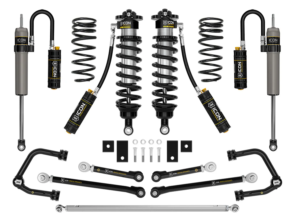 Icon 3-4.25" Stage 1 3.0 Suspension System CDCV Tubular Kit for 2023-2025 Toyota Sequoia 4WD TRD Pro