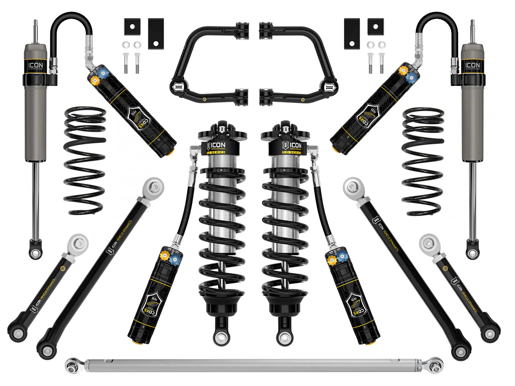 Icon 3-4.25" Stage 1 3.0 Suspension System CDXS Tubular Kit for 2023-2025 Toyota Sequoia 4WD TRD Pro