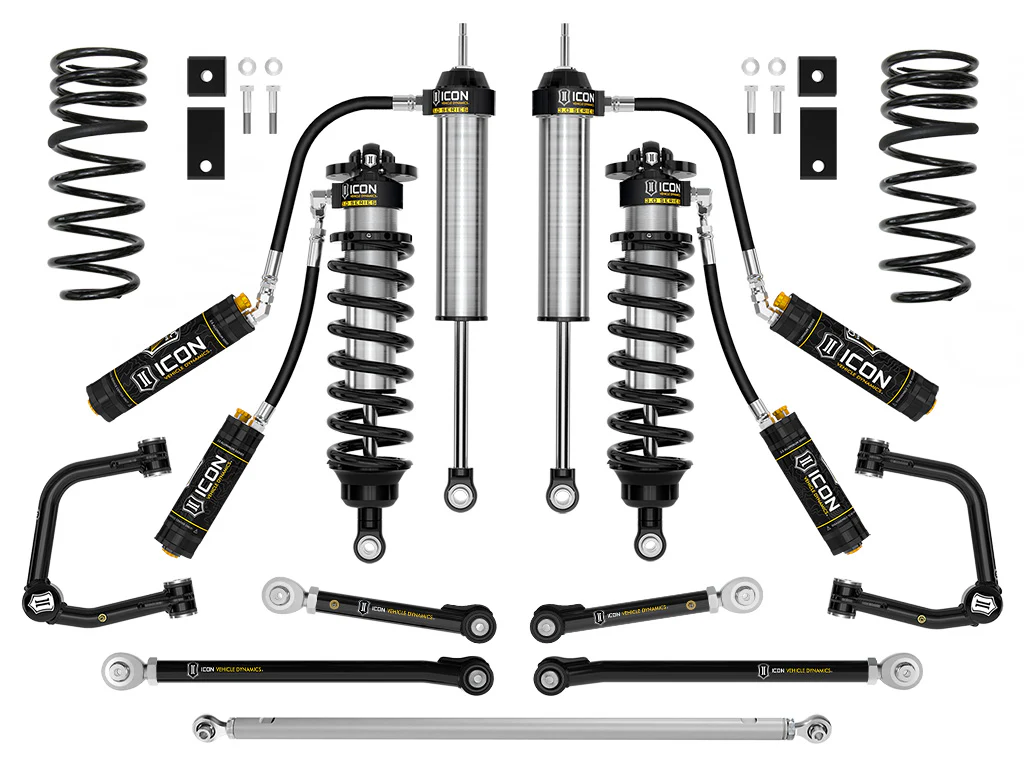 Icon 3-4.25" Stage 2 3.0 Suspension System CDCV Tubular Kit for 2023-2025 Toyota Sequoia 4WD TRD Pro