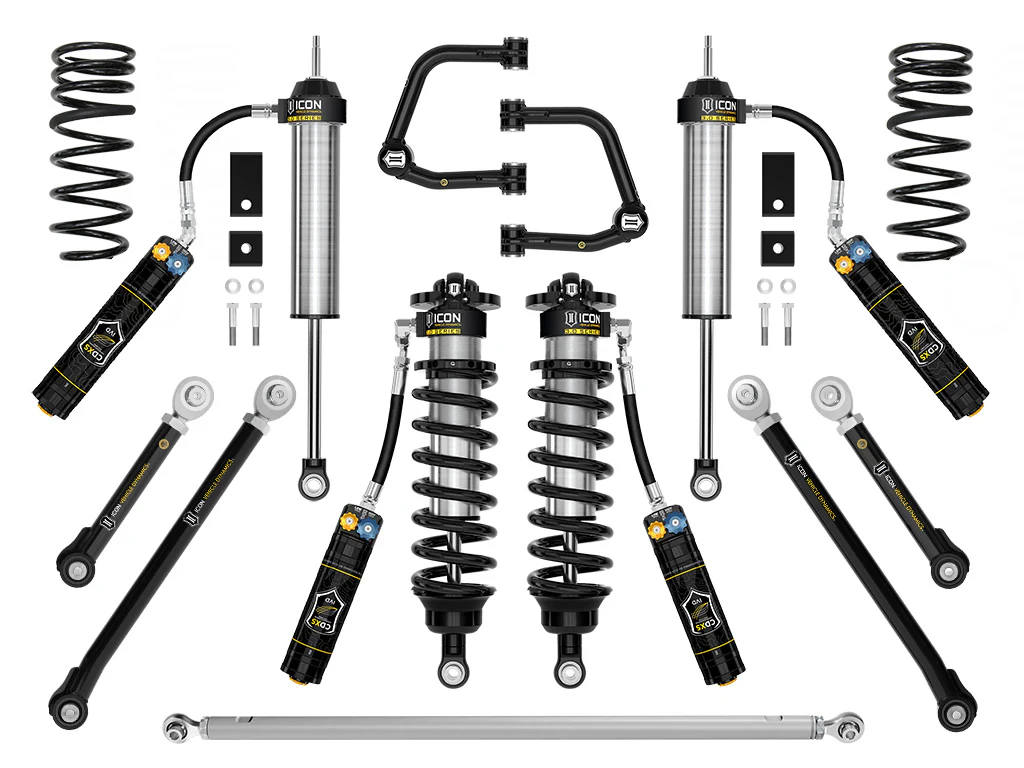 Icon 3-4.25" Stage 2 3.0 Suspension System CDXS Tubular Kit for 2023-2025 Toyota Sequoia 4WD TRD Pro