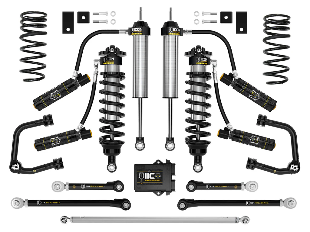 Icon 3-4.25" Stage 4 3.0 Suspension System Tubular Kit for 2023-2025 Toyota Sequoia 4WD TRD Pro
