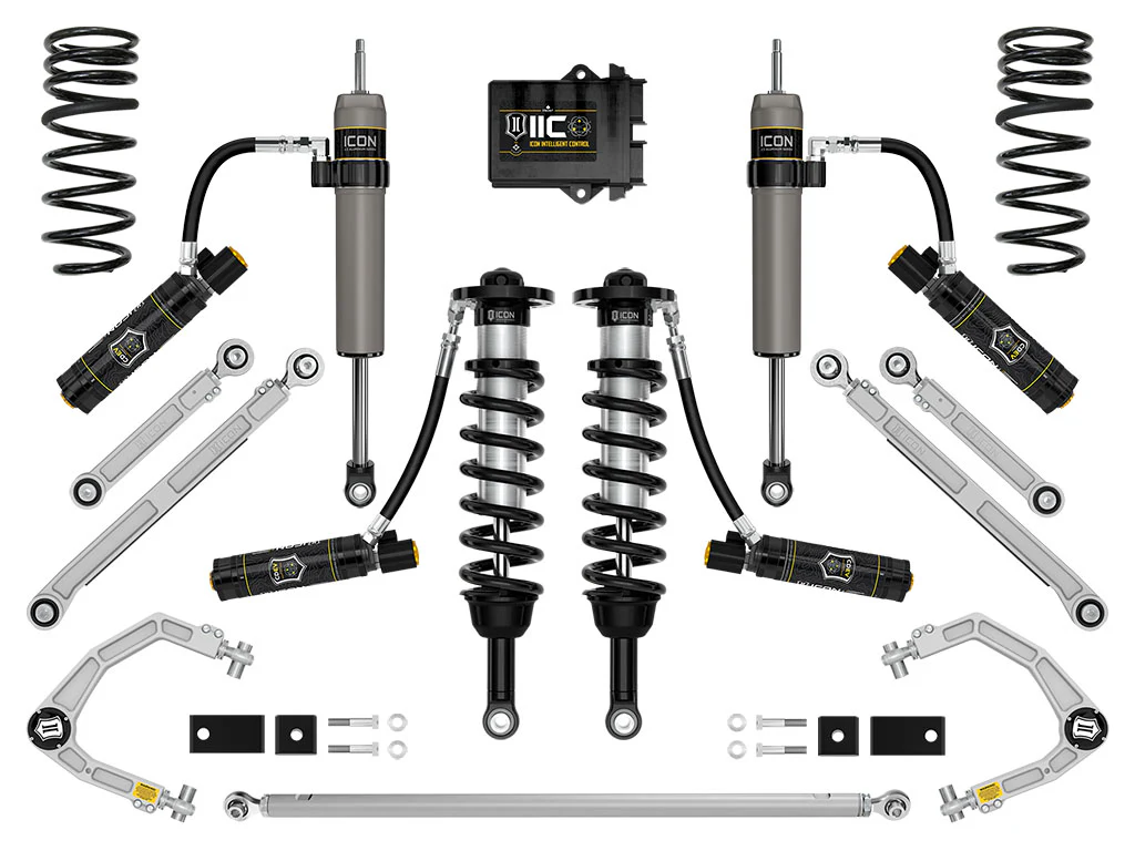 Icon 3-4.5" Stage 12 Suspension System w/Billet TRD Pro Kit for 2023-2025 Toyota Sequoia 4WD