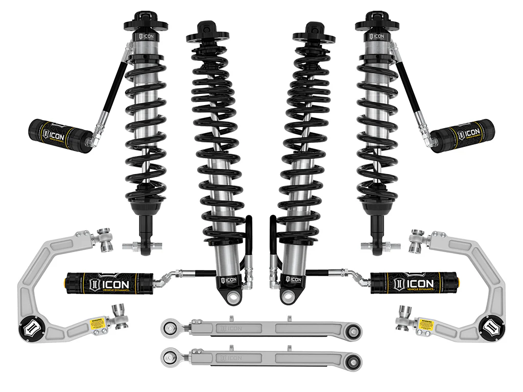 Icon 3-4" Lift Stage 5 Suspension System Billet Kit for 2021-2023 Ford Bronco