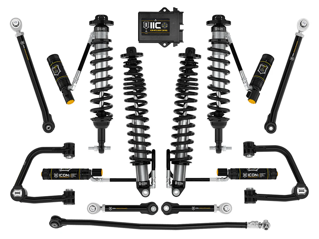 Icon 3-4" Suspension System Stage 8 Tubular Kit for 2021-2024 Ford Bronco