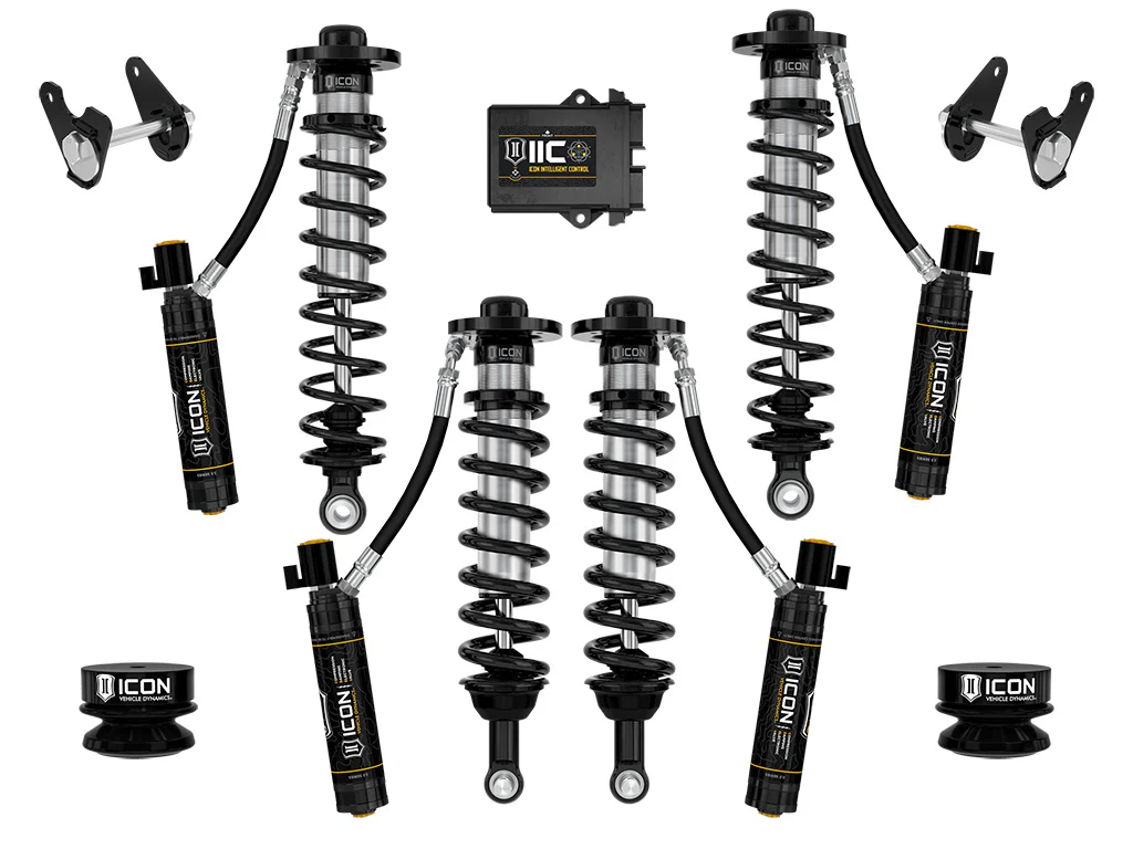 Icon -3.5-0" Stage 4 Lowering Suspension System Kit for 2022-2023 Ford F150 Lightning