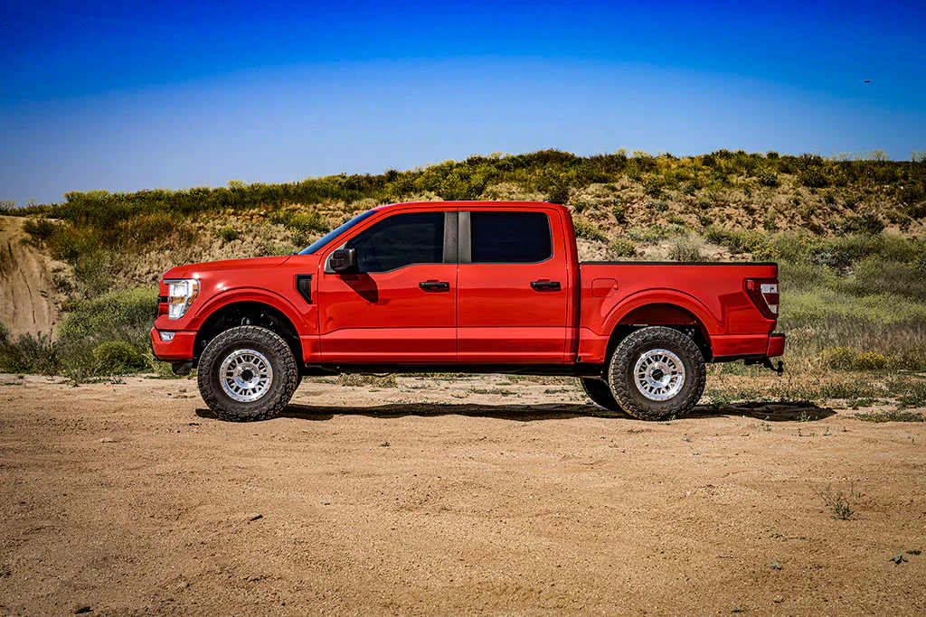 Icon 3.5-4.5" Stage 4 Suspension System CDXS Tubular Kit for 2021 Ford F150 4WD Diesel