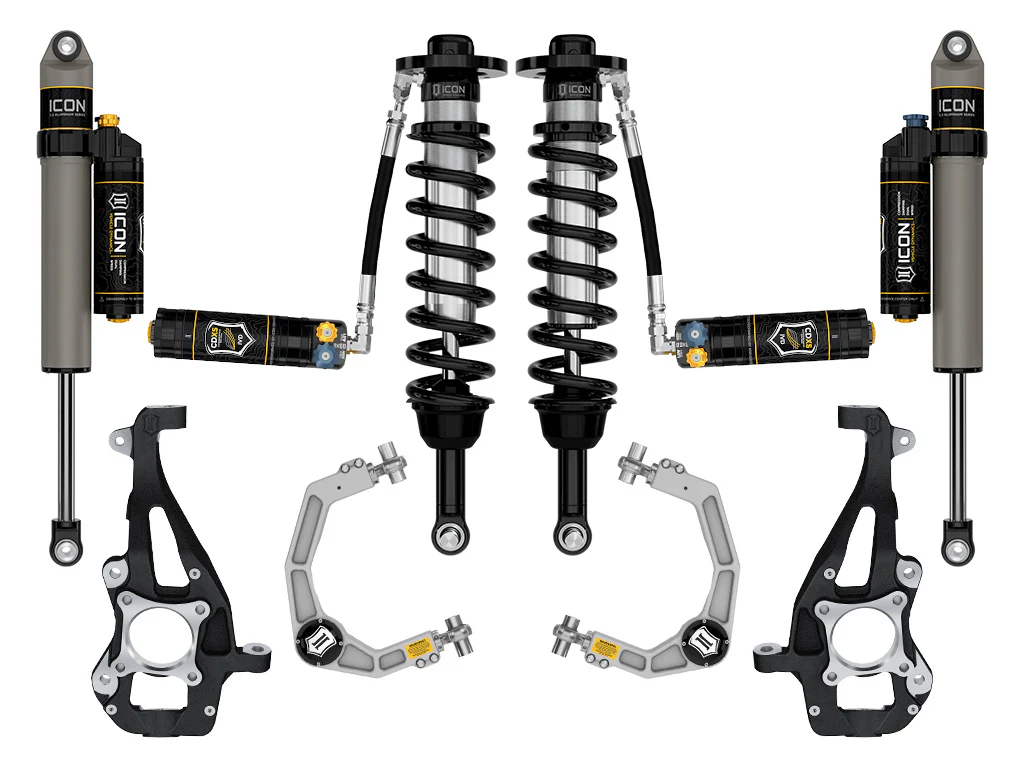 Icon 3.5-4.5" Stage 4 Suspension System Kit for 2021 Ford F150 4WD Diesel