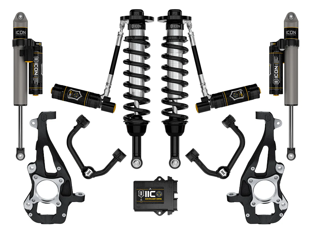 Icon 3.5-4.5" Stage 5 Suspension System w/Tubular UCA Kit for 2021 Ford F150 4WD