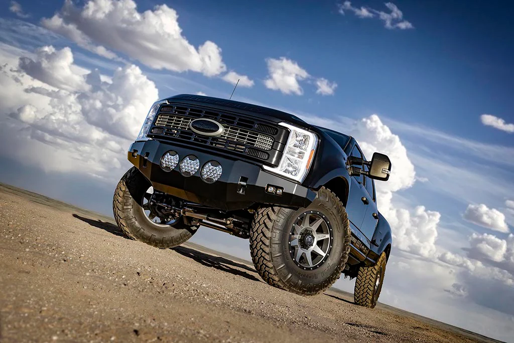 Icon 4-5.5" Stage 4 Coilover Conversion System w/Radius Arms Kit for 2023-2025 Ford F250 Super Duty Diesel - Image 2