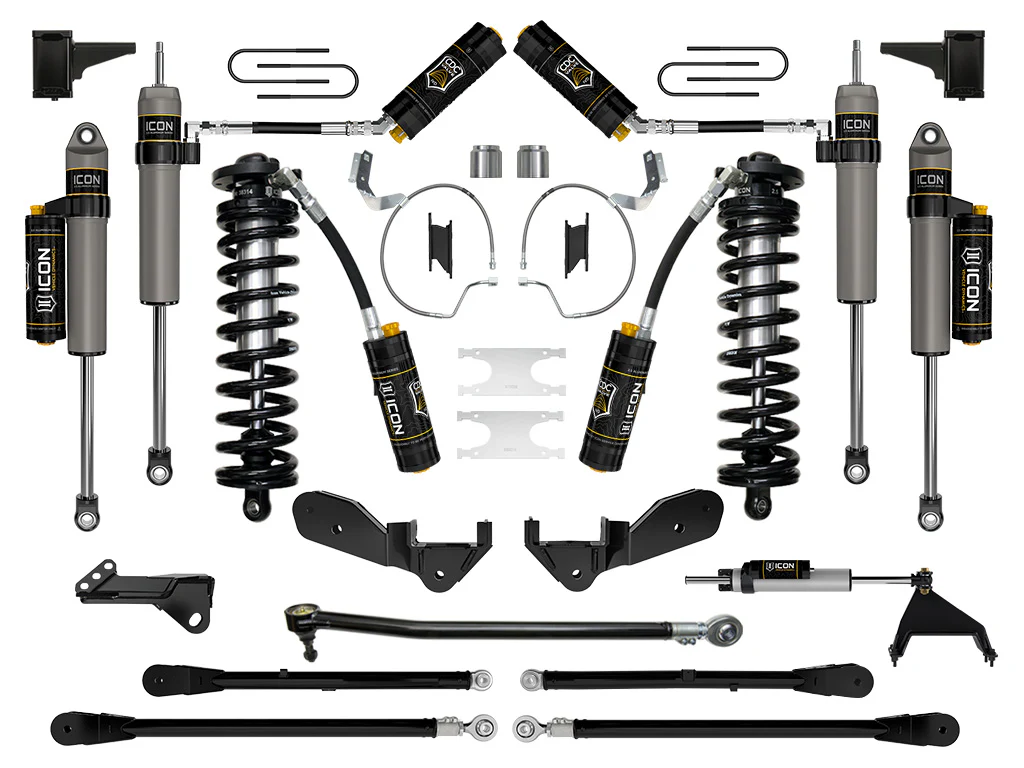 Icon 4-5.5" Stage 7 Coilover Conversion System Kit for 2023-2026 Ford F350 Super Duty Diesel
