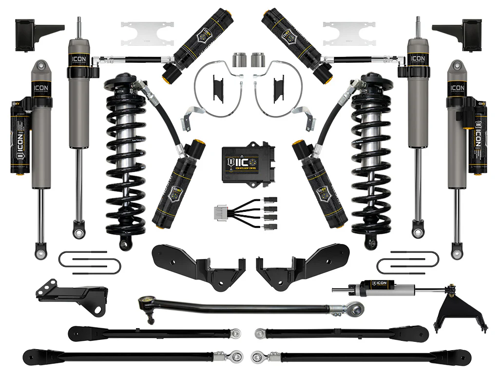 Icon 4-5.5" Stage 9 Coilover Conversion System Kit for 2023-2026 Ford F350 Super Duty Diesel