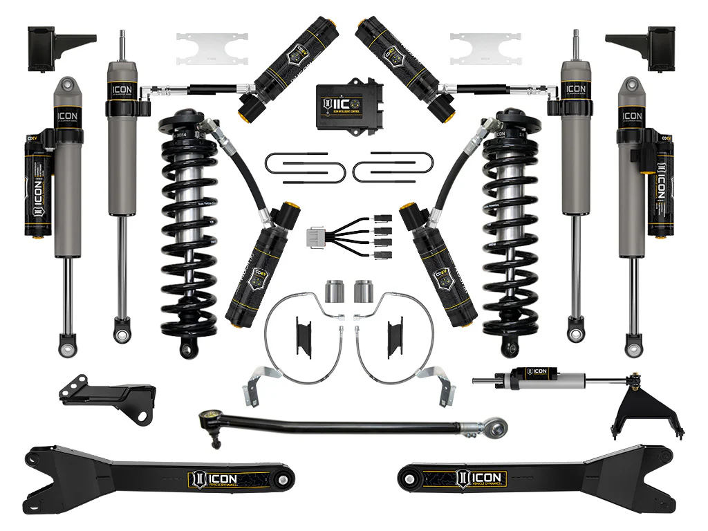 Icon 4-5.5" Stage 9 Coilover Conversion System w/Radius Arms Kit for 2023-2025 Ford F250 Super Duty Diesel