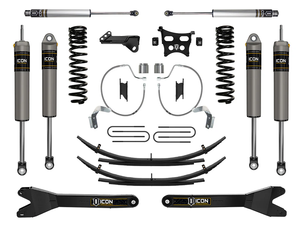 Icon 4.5" Stage 3 Suspension System w/Radius Arms + Expansion Pack Kit for 2023-2026 Ford F350 Super Duty Gas