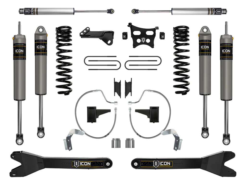 Icon 4.5" Stage 3 Suspension System w/Radius Arms Kit for 2023-2025 Ford F250 Super Duty Gas