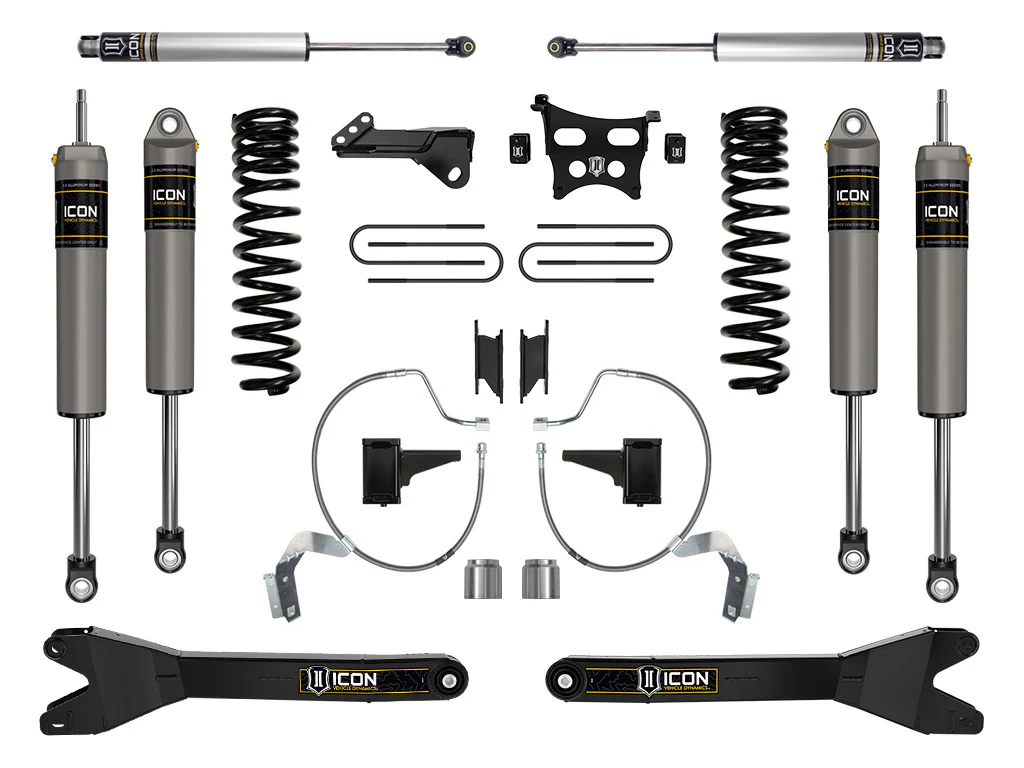 Icon 4.5" Stage 3 Suspension System w/Radius Arms Kit for 2023-2026 Ford F350 Super Duty Diesel