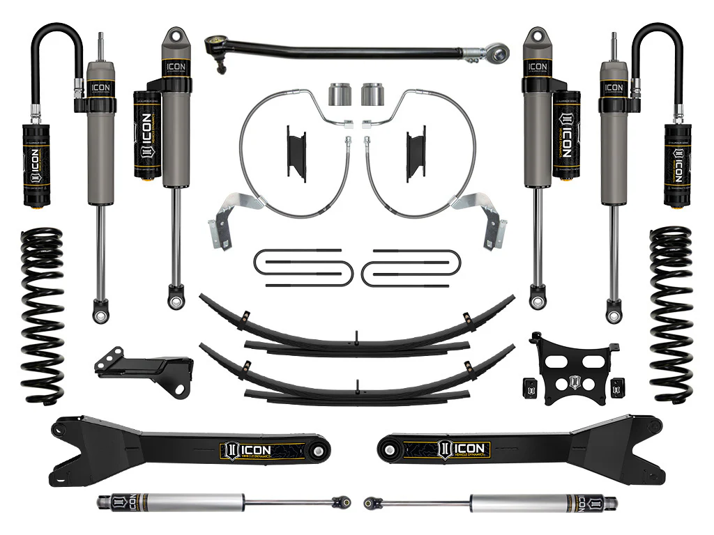 Icon 4.5" Stage 4 Suspension System w/Radius arm & Expansion Pack Kit for 2023-2025 Ford F250 Super Duty Diesel