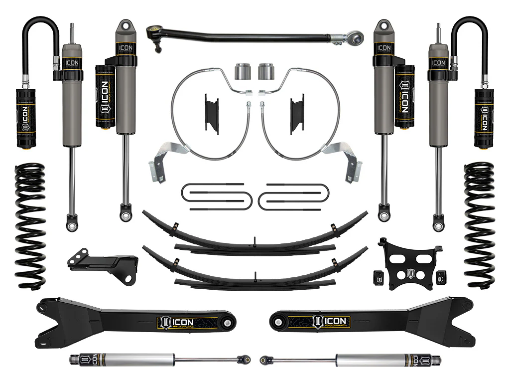 Icon 4.5" Stage 4 Suspension System w/Radius Arms + Expansion Pack Kit for 2023-2026 Ford F350 Super Duty Gas